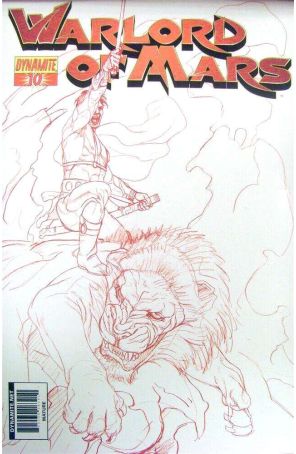 Warlord of Mars 10F published by Dynamite with cover art by Joe Jusko