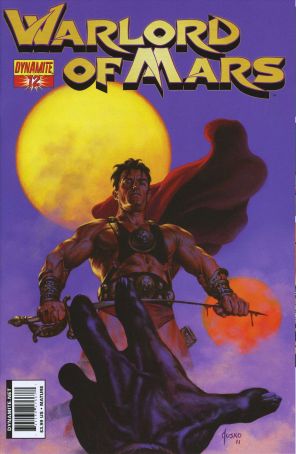 Warlord of Mars 12A published by Dynamite with cover art by Joe Jusko