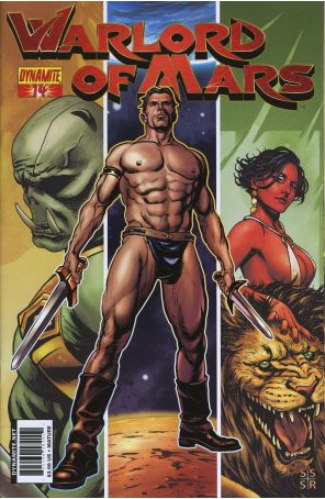 Warlord of Mars 14B published by Dynamite with cover art by Stephen Sadowski