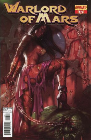 Warlord of Mars 17B published by Dynamite with cover art by Lucio Parrillo