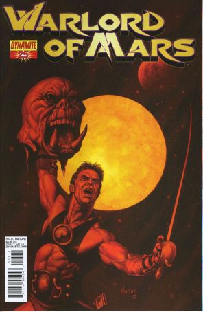 Warlord of Mars 25A published by Dynamite with cover art by Joe Jusko