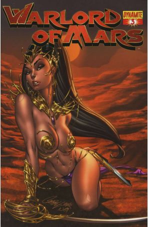 Warlord of Mars 3A published by Dynamite with cover art by J. Scott Campbell