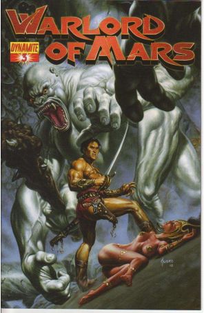Warlord of Mars 3B published by Dynamite with cover art by Joe Jusko