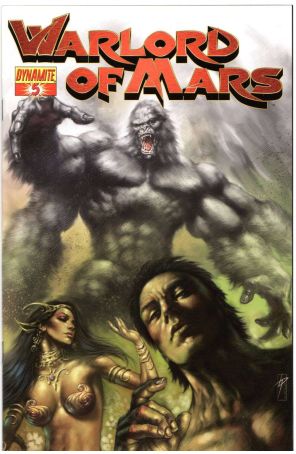 Warlord of Mars 5B published by Dynamite with cover art by Lucio Parrillo