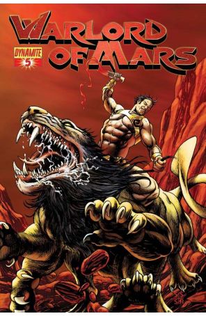 Warlord of Mars 5D published by Dynamite with cover art by Stephen Sadowski