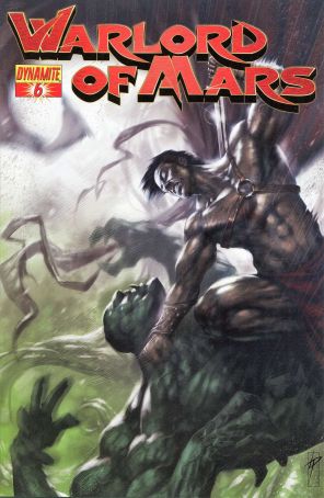 Warlord of Mars 6B published by Dynamite with cover art by Lucio Parrillo