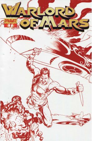Warlord of Mars 7E published by Dynamite with cover art by Stephen Sadowski