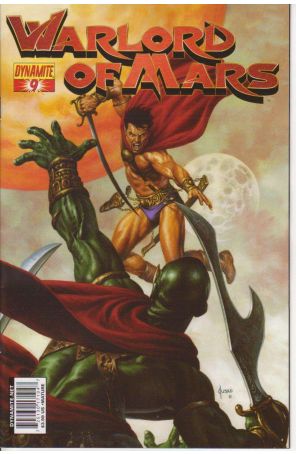 Warlord of Mars 9A published by Dynamite with cover art by Joe Jusko