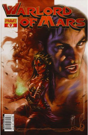 Warlord of Mars 9B published by Dynamite with cover art by Lucio Parrillo