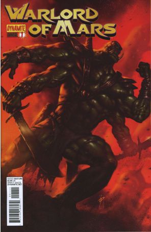 Warlord of Mars Annual 1 published by Dynamite with cover art by Lucio Parrillo