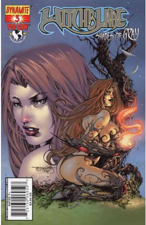 Witchblade: Shades of Gray 3C published by Dynamite with cover art by Stephen Segovia