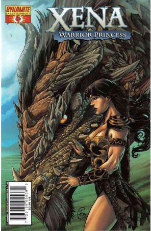 Xena (Dynamite) 4A published by Dynamite with cover art by Adriano Batista