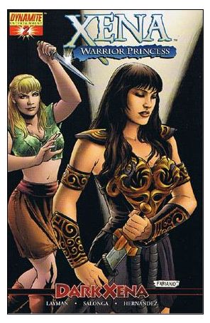 Xena (Dynamite, Vol. 2) 2C published by Dynamite with cover art by Fabiano Neves