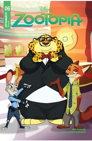 Zootopia (Dynamite) 6A published by Dynamite with cover art by Trish Forstner