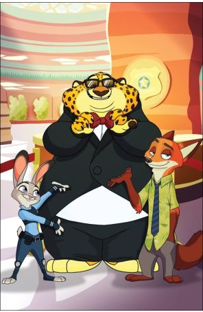 Zootopia (Dynamite) 6J published by Dynamite with cover art by Trish Forstner