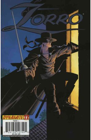 Zorro (Dynamite) 17A published by Dynamite with cover art by Matt Wagner