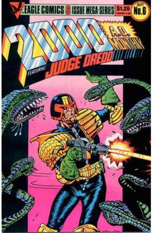 2000 A.D. Monthly (1st Series) 6 published by Eagle with cover art by Brendan McCarthy