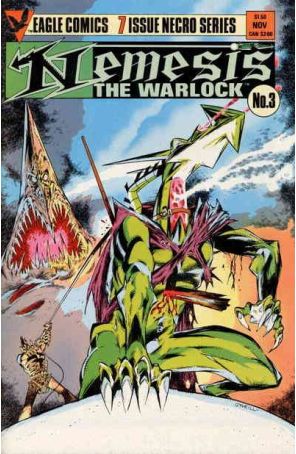 Nemesis the Warlock (Eagle) 3 published by Eagle with cover art by Kevin O’Neill