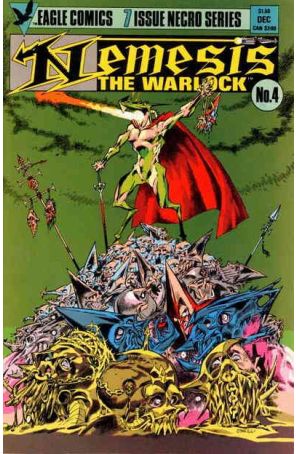 Nemesis the Warlock (Eagle) 4 published by Eagle with cover art by Kevin O’Neill