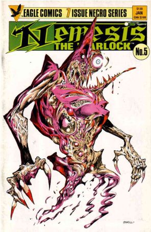 Nemesis the Warlock (Eagle) 5 published by Eagle with cover art by Kevin O’Neill