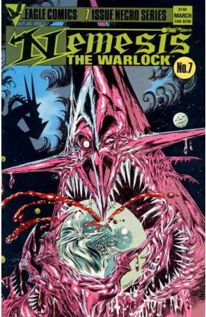Nemesis the Warlock (Eagle) 7 published by Eagle with cover art by Kevin O’Neill