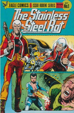 Stainless Steel Rat 1 published by Eagle with cover art by Carlos Ezquerra