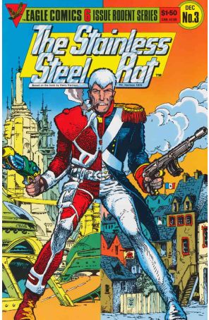Stainless Steel Rat 3 published by Eagle with cover art by Carlos Ezquerra