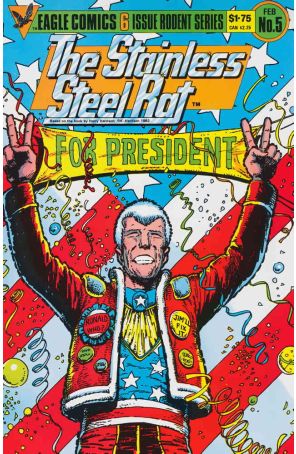 Stainless Steel Rat 5 published by Eagle with cover art by Carlos Ezquerra