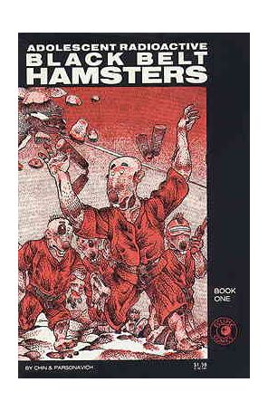 The Adolescent Radioactive Black Belt Hamsters 1 published by Eclipse with cover art by Christopher Parsonavich
