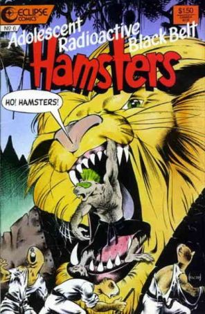The Adolescent Radioactive Black Belt Hamsters 6 published by Eclipse with cover art by Sam Kieth