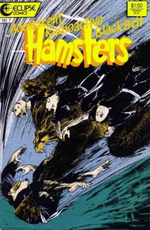 The Adolescent Radioactive Black Belt Hamsters 7 published by Eclipse with cover art by Sam Kieth