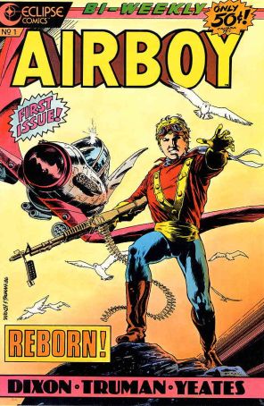 Airboy 1 published by Eclipse with cover art by Stan Woch