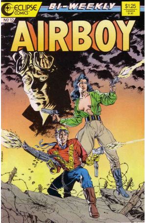 Airboy 12 published by Eclipse with cover art by Dave Dorman