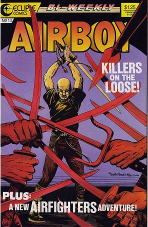 Airboy 13 published by Eclipse with cover art by Timothy Truman