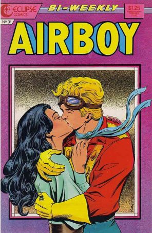 Airboy 31 published by Eclipse with cover art by Ron Randall