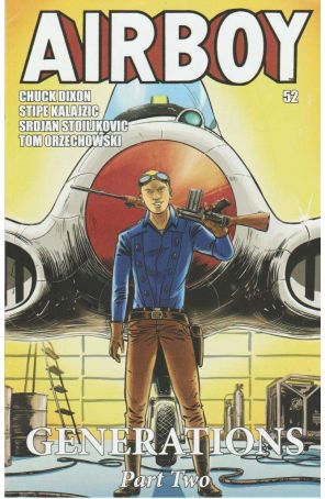 Airboy 52A published by It's Alive with cover art by Brent McKee