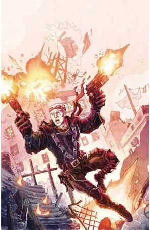 Airboy 52F published by It's Alive with cover art by Stipe Kalajzic