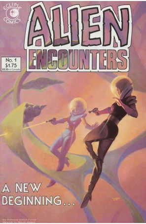 Alien Encounters (Eclipse) 1 published by Eclipse with cover art by Joe Chiodo