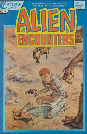 Alien Encounters (Eclipse) 14 published by Eclipse with cover art by John Bolton