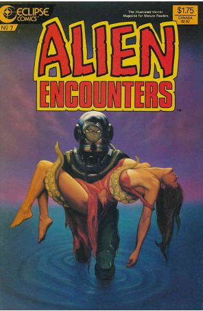 Alien Encounters (Eclipse) 7 published by Eclipse with cover art by Corey Wolfe