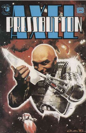 Axel Pressbutton 6 published by Eclipse with cover art by Mick Austin