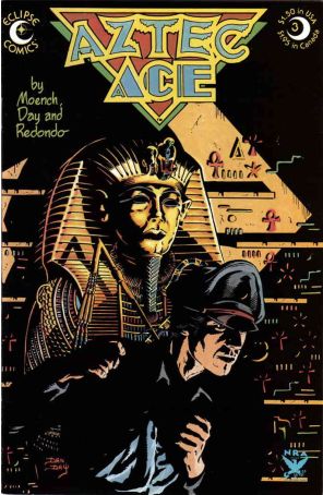 Aztec Ace 3 published by Eclipse with cover art by Dan Day
