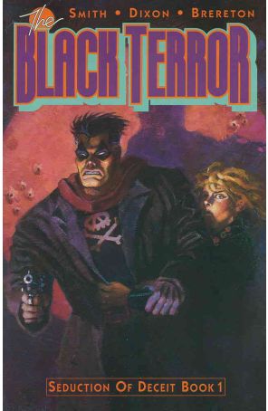 Black Terror (Eclipse) 1 published by Eclipse with cover art by Dan Brereton