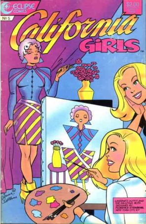 California Girls 5 published by Eclipse with cover art by Trina Robbins