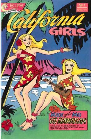 California Girls 7 published by Eclipse with cover art by Trina Robbins