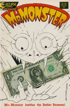 Doc Stearn Mr. Monster 8 published by Eclipse with cover art by Michael T. Gilbert