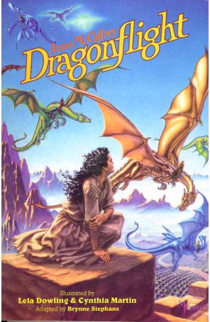 Dragonflight 1 published by Eclipse with cover art by Mark Ferrari