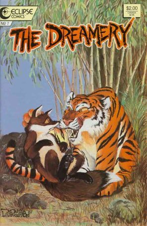 The Dreamery 7 published by Eclipse with cover art by Monika Livingston
