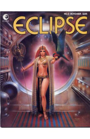 Eclipse Magazine 3 published by Eclipse with cover art by John Pound