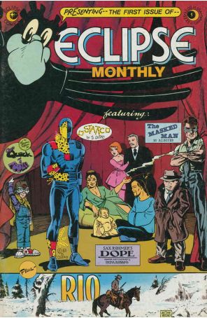 Eclipse Monthly 1 published by Eclipse with cover art by Steve Ditko